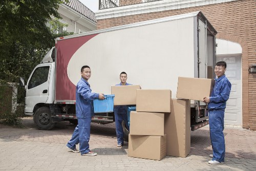 Wimbledon Man with Van fleet ready for service
